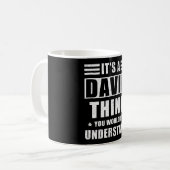 David Gift Koffiemok (Voorkant links)