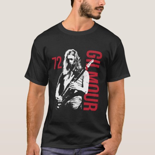 David Gilmour 72 T-shirt (Voorkant)
