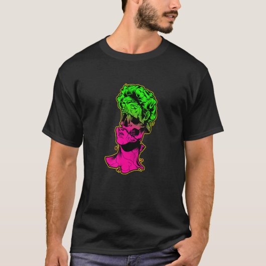 David Greek Sculpture Statue Skull Inside Sculptor T-shirt (Voorkant)