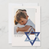 David Hanukkah-fotokaart Kaart (Voorkant)