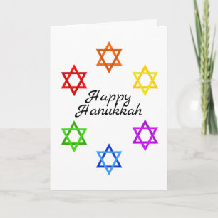 David Hanukkah Pride Holiday Kaart