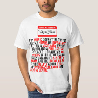 David Hasson T-shirt