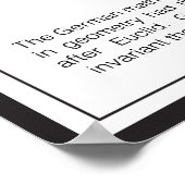 David Hilbert Poster (Hoek)