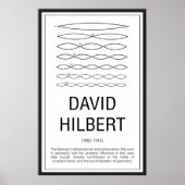 David Hilbert Poster (Voorkant)