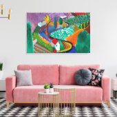 David Hockney - David Hockney Canvas Afdruk (Insitu (Woonkamer))