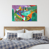 David Hockney - David Hockney Canvas Afdruk (Insitu (Slaapkamer))