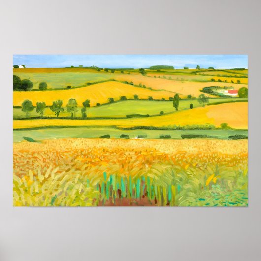 David hockney kunst poster (Voorkant)
