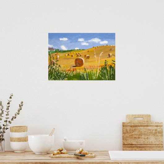 David hockney kunst poster (Keuken)