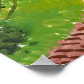 David hockney kunst poster (Hoek)