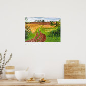 David hockney kunst poster (Keuken)