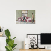 David hockney kunst schilderij poster (Thuiskantoor)