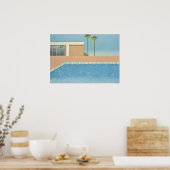 David hockney kunst schilderij poster (Keuken)