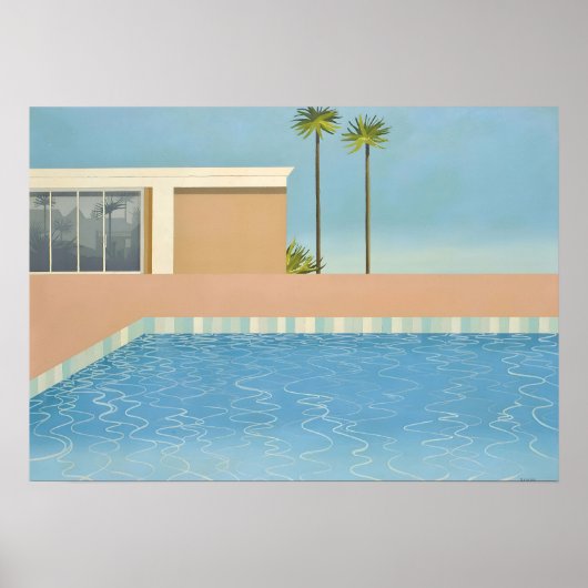 David hockney kunst schilderij poster (Voorkant)