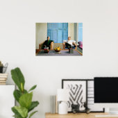 David hockney kunst schilderij poster (Thuiskantoor)