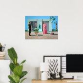 David hockney kunst schilderij poster (Thuiskantoor)