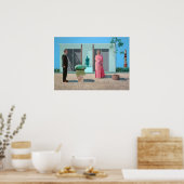 David hockney kunst schilderij poster (Keuken)