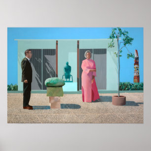 David hockney kunst schilderij poster