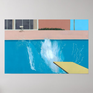 David Hockney kunststijl Poster