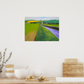David Hockney kunststijl Poster (Keuken)
