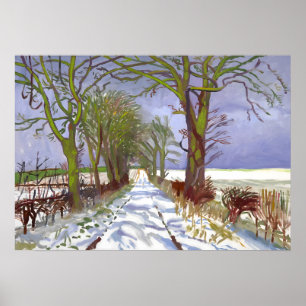 David Hockney kunststijl Poster