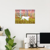 David Hockney kunststijl Poster (Thuiskantoor)