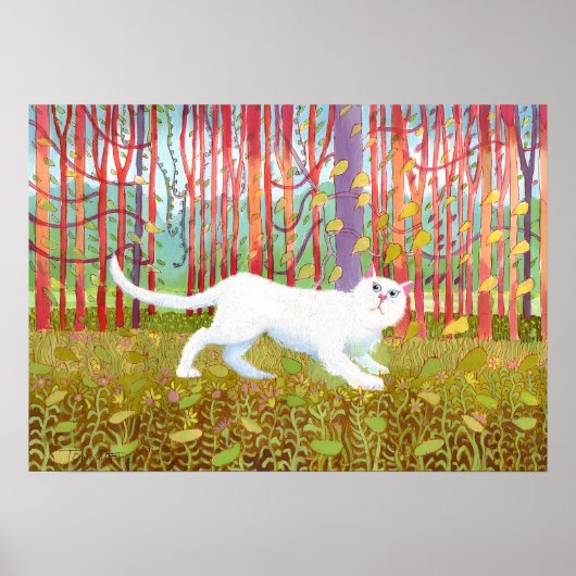 David Hockney kunststijl Poster (Voorkant)