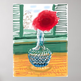 David Hockney kunststijl Poster