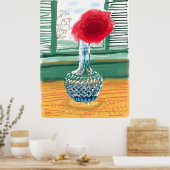 David Hockney kunststijl Poster (Keuken)