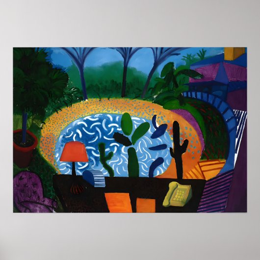 David Hockney kunstwerk Poster (Voorkant)
