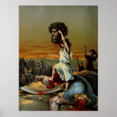 David hoisting het hoofd van Goliath Poster (Voorkant)