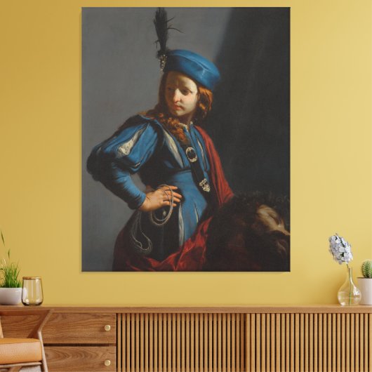 David Hoofd Goliath Guido Cagnacci Schilderkunst k Canvas Afdruk (Insitu (Woonkamer))