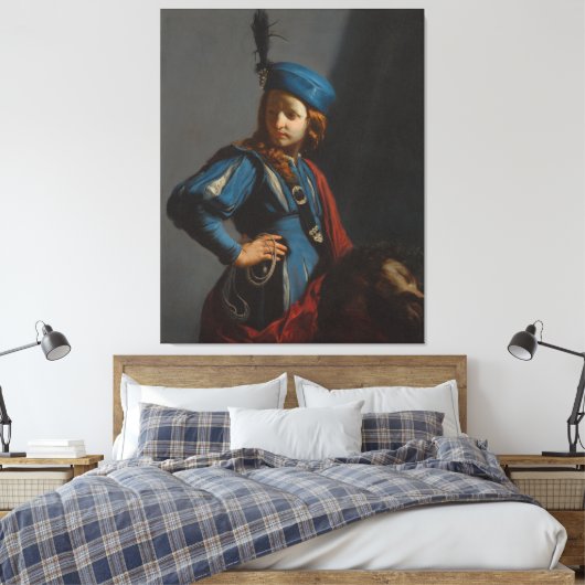 David Hoofd Goliath Guido Cagnacci Schilderkunst k Canvas Afdruk (Insitu (Slaapkamer))