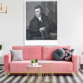 David Hosack, gegraveerd door Asher Brown Durand ( Canvas Afdruk (Insitu (Woonkamer))