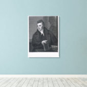 David Hosack, gegraveerd door Asher Brown Durand ( Canvas Afdruk (Insitu (Houten vloer))