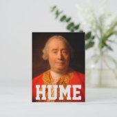 David Hume (1766 Allan Ramsay-portret) Briefkaart (Staand voorkant)