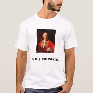 David Hume is mijn Constant T-shirt