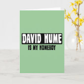 David Hume is mijn Homeboy Kaart (Gele Bloem)