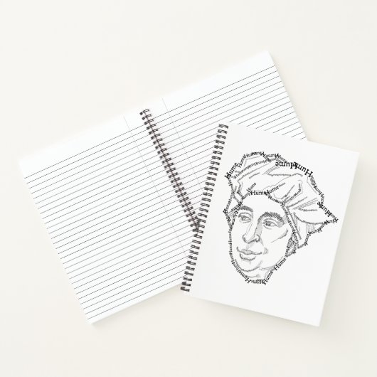 David Hume Notebook Notitieboek (Binnen)