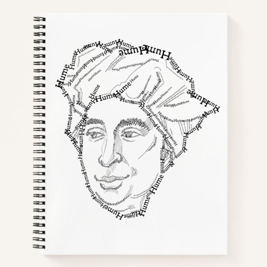 David Hume Notebook Notitieboek (Voorkant)