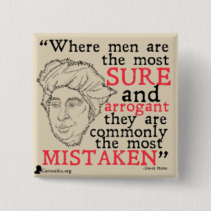 David Hume Quote Button