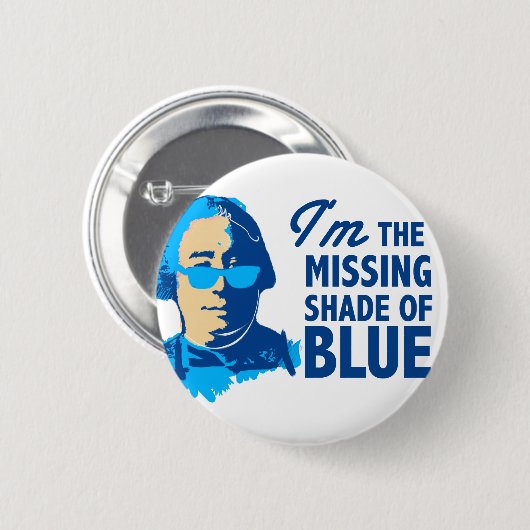 David Hume Shade of Blue Button (Voorkant /achterkant)