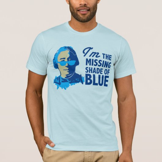 David Hume Shade van Blue T-Shirt (Voorkant)