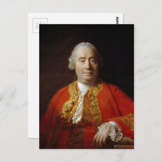 David Hume van Allan Ramsay (1766) Briefkaart (Voorkant / Achterkant)