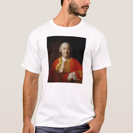 David Hume van Allan Ramsay (1766) T-shirt (Voorkant)