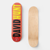 DAVID HUNT Skateboard (Voorkant)