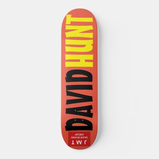 DAVID HUNT Skateboard (Voorkant)