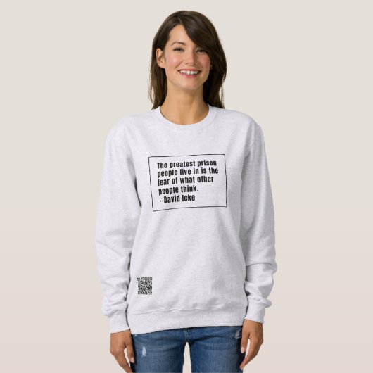 David Icke | Het grootste gevangenisoverhemd Trui (Voorkant volledig)