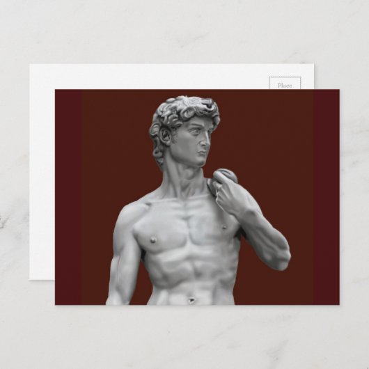 David Illustrated Briefkaart (Voorkant / Achterkant)