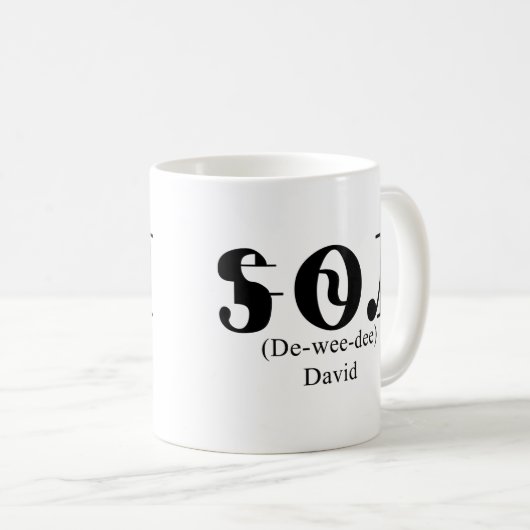 David in Cherokee Koffiemok (Voorkant rechts)