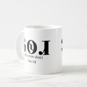 David in Cherokee Koffiemok (Voorkant links)